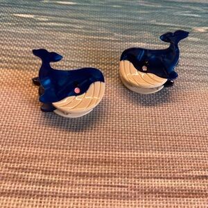 Mini Whales Mermaid Hair Clips Set Claw Style
